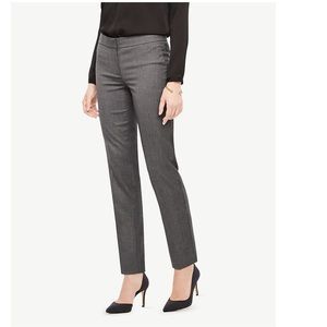 Ann Taylor Suiting Ankle Pant in Sharkskin Size 6P